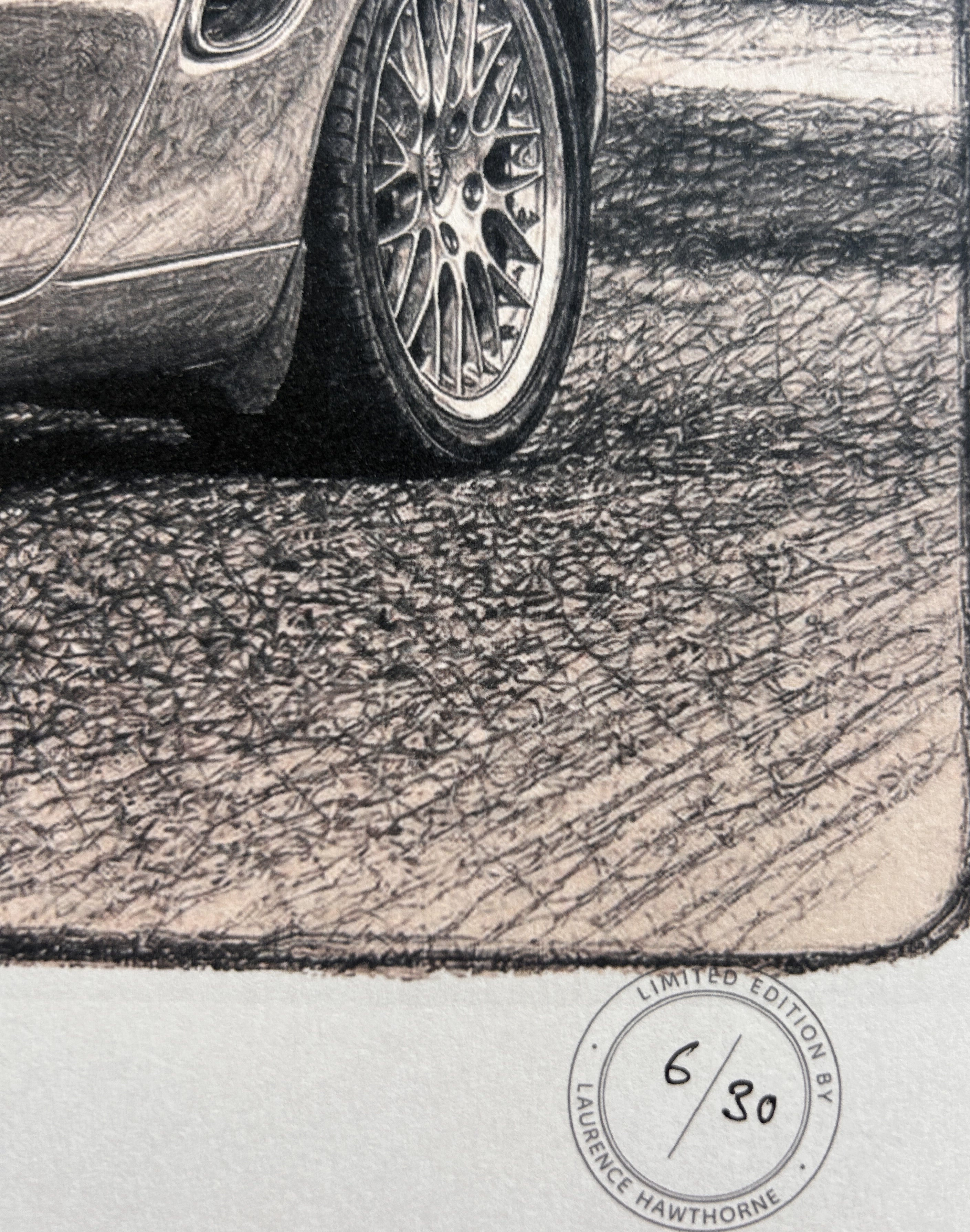 Porsche Boxster 986 S Fine Art Signed Limited Edition Print