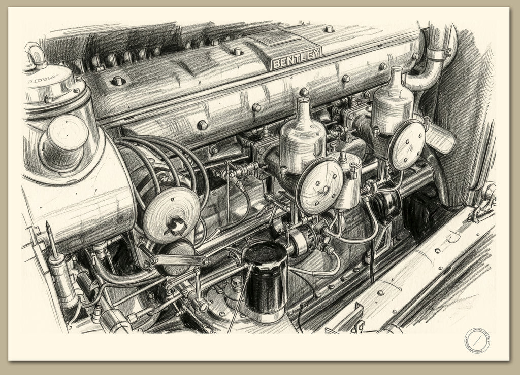 Bentley 8 Litre 'Silentbloc' Engine