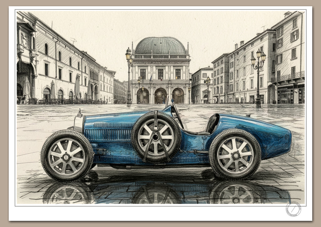 1927 Bugatti Type 35B – Limited Edition Fine Art Print