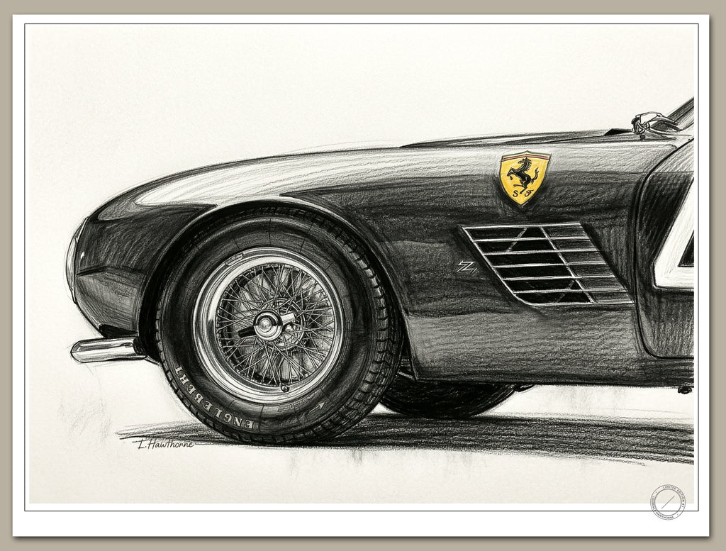 1957 Ferrari 250 GT LWB ‘Tour de France' – Limited Edition Fine Art Print
