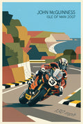 John McGuinness – 130 mph | Studio Poster