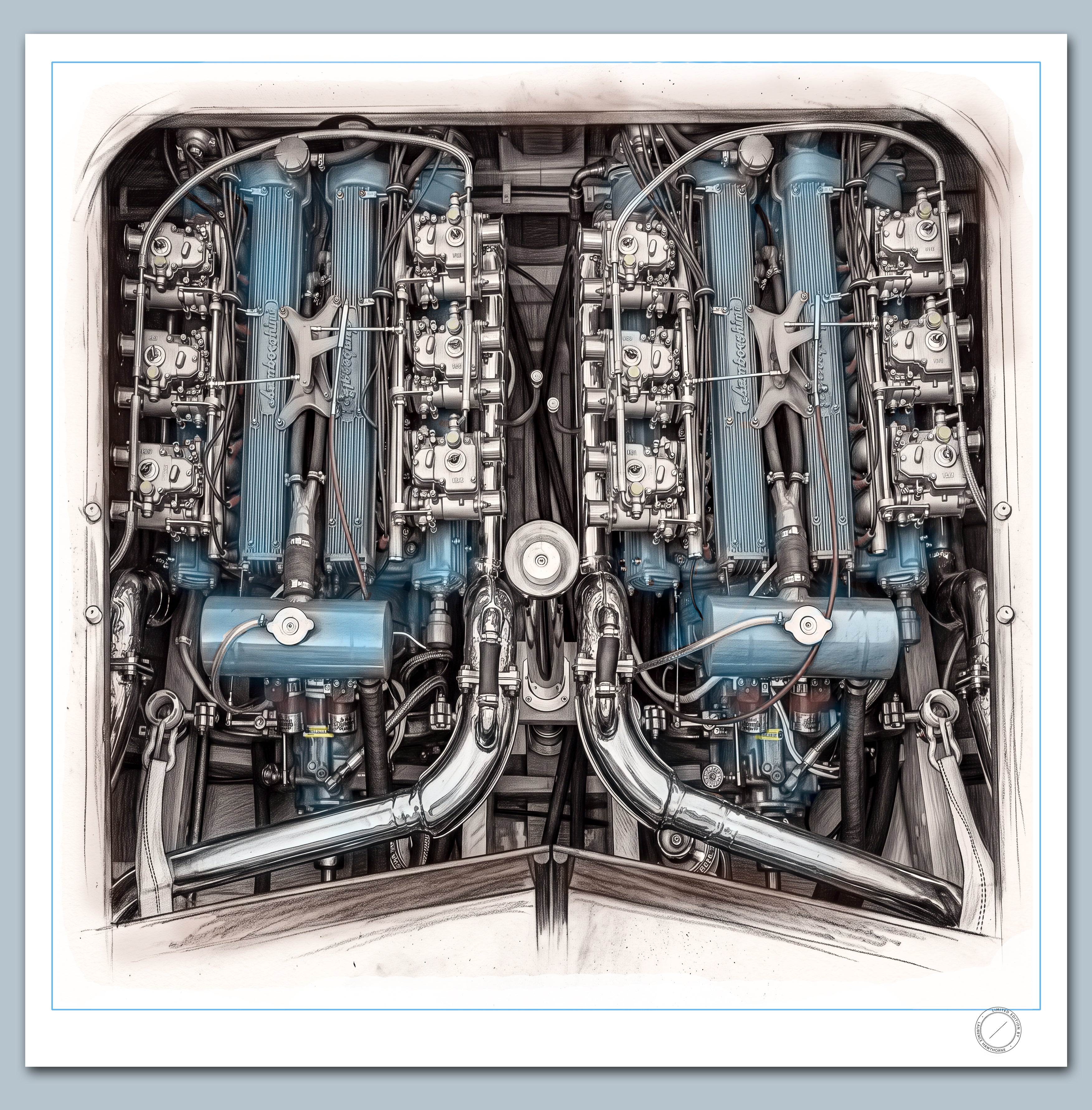 Lamborghini V12 for the Riva Aquarama – Engineering Icons Series by Laurence Hawthorne