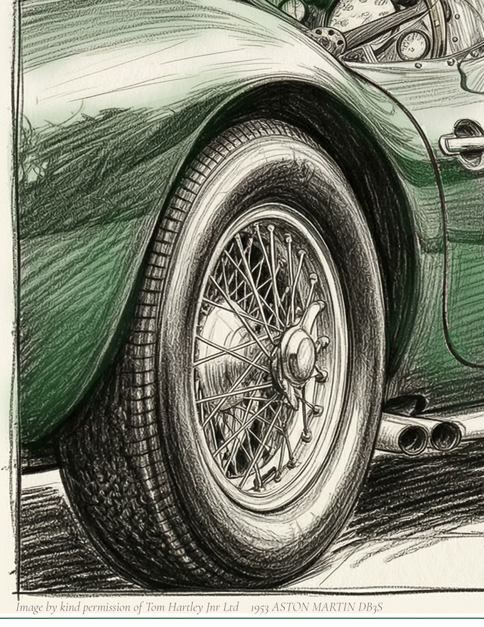 1953 Aston Martin DB3S – Limited Edition Fine Art Print