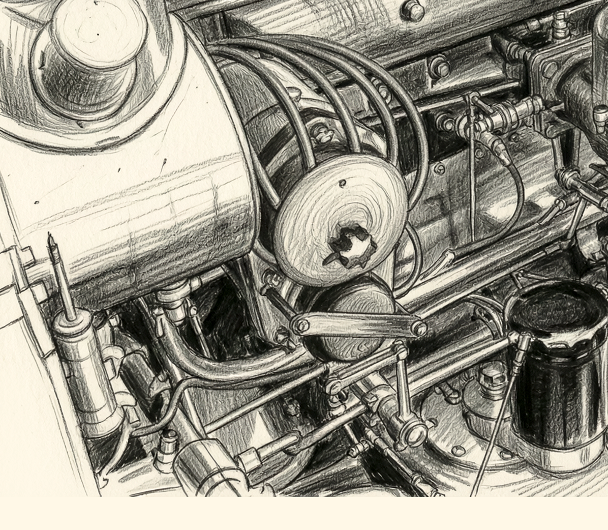 Bentley 8 Litre 'Silentbloc' Engine
