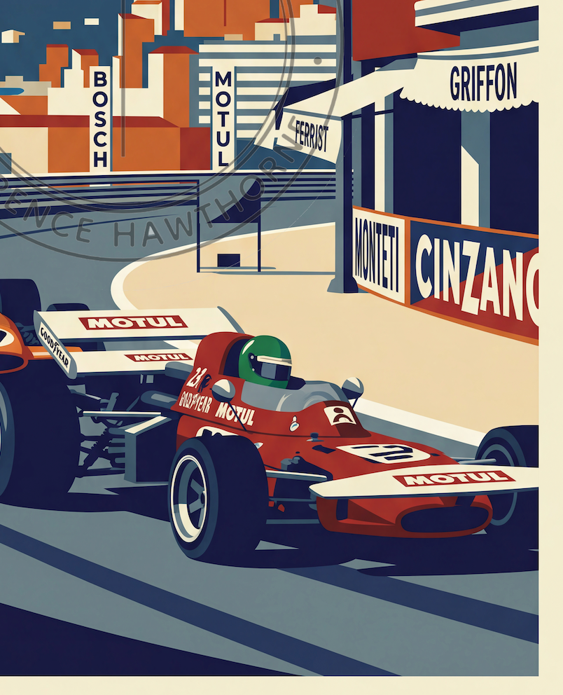 1971 Monaco Grand Prix - Studio Poster Edition
