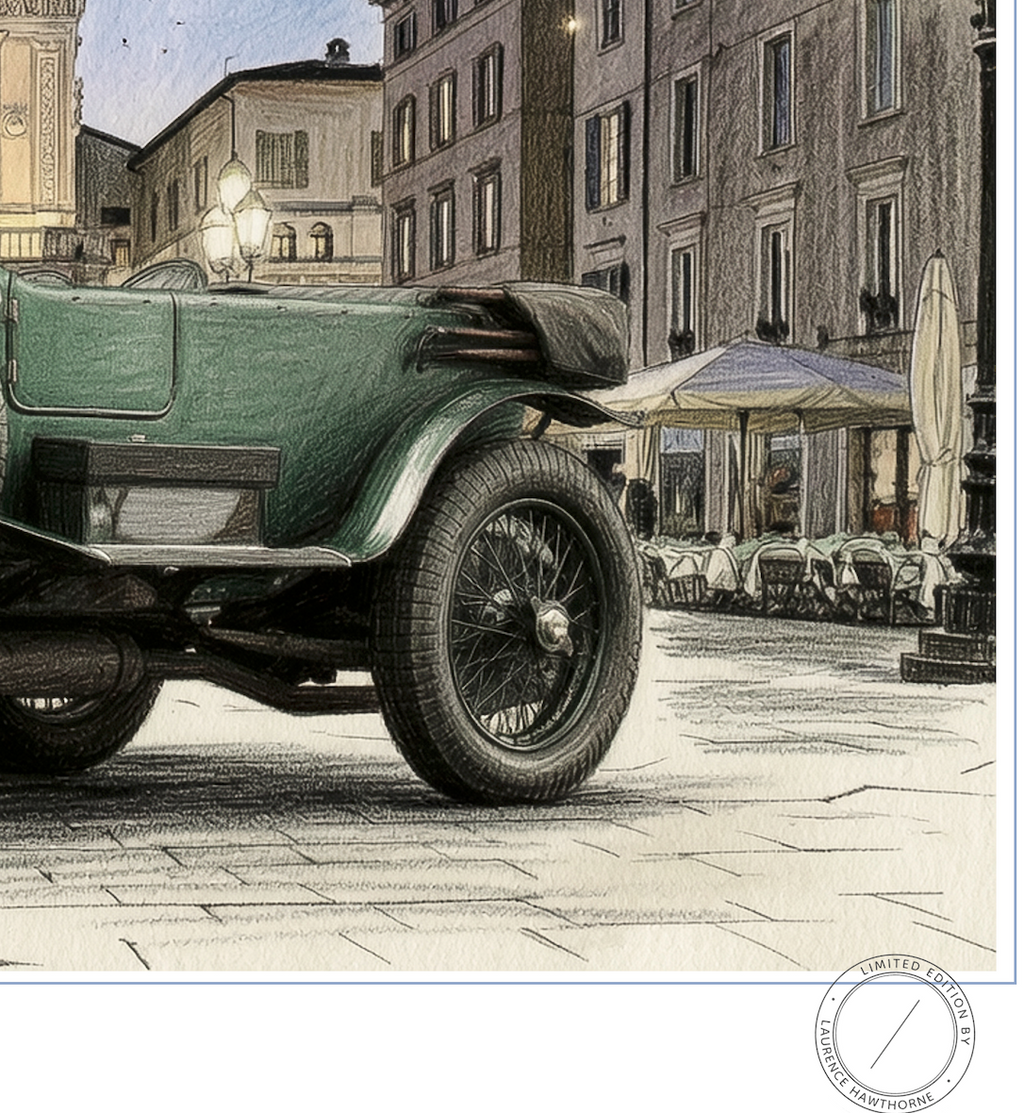 1924 Bentley 3.0 in Brescia – Limited Edition Fine Art Print