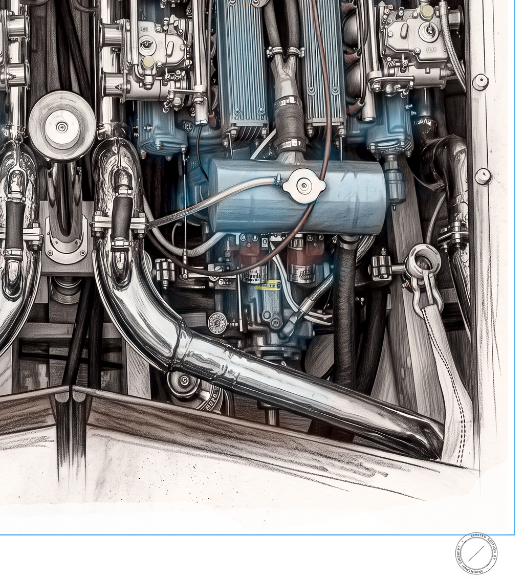 Lamborghini V12 for the Riva Aquarama – Engineering Icons Series by Laurence Hawthorne