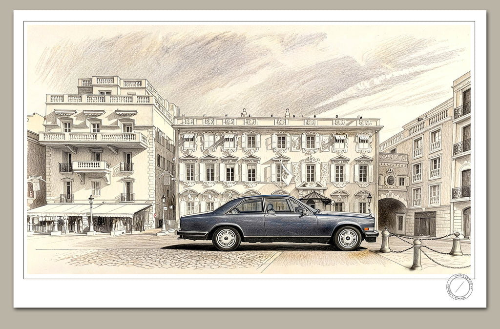 Rolls Royce Camargue in the Place du Palais Monaco