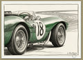 1953 Aston Martin DB3S – Limited Edition Fine Art Print