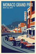 1971 Monaco Grand Prix - Studio Poster Edition