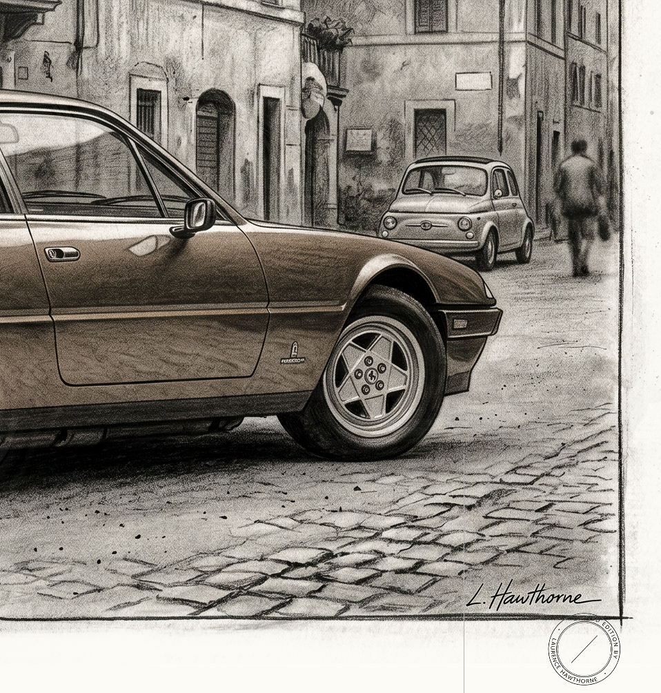 1987 Ferrari 412 - Limited Edition Signed Print