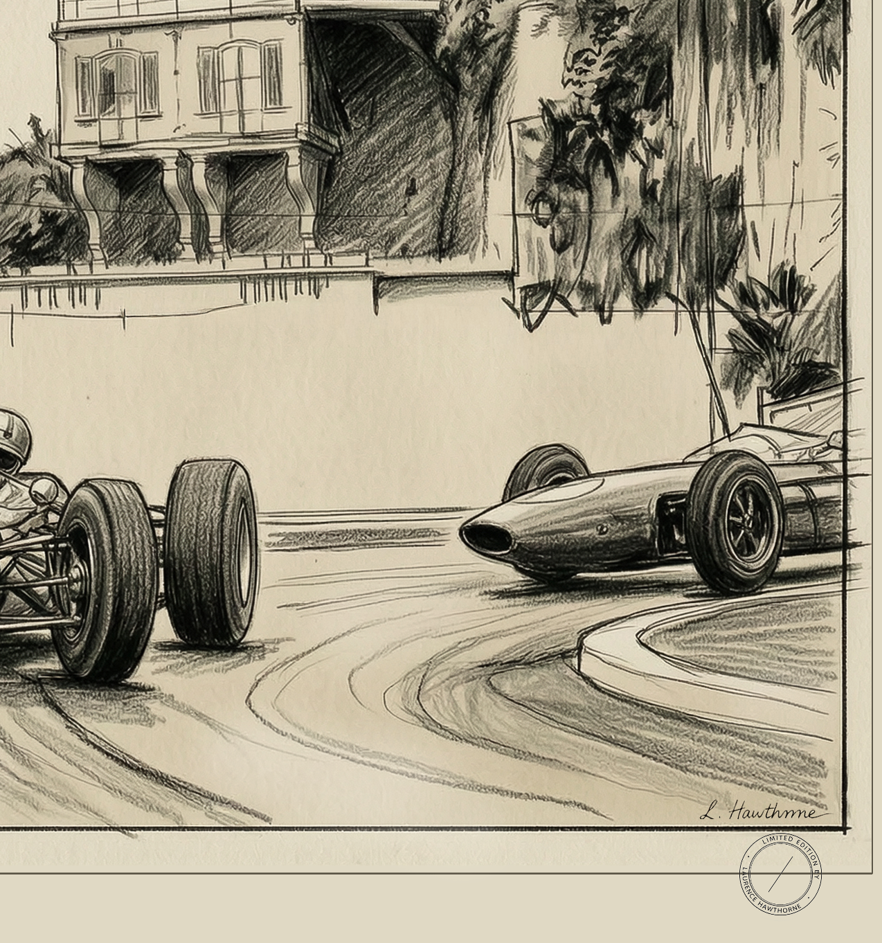 Monaco Grand Prix 1964 – Fine Art Signed Limited Edition Print