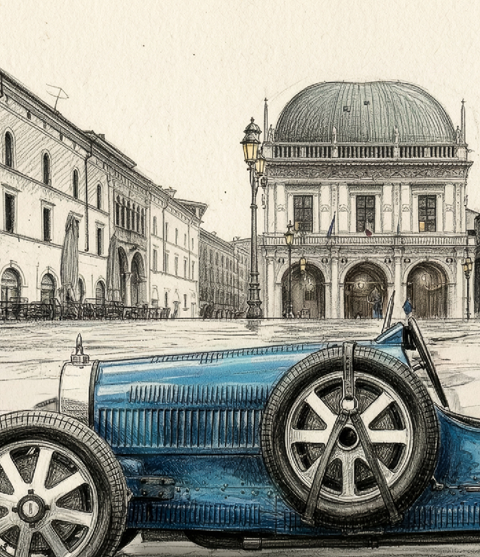 1927 Bugatti Type 35B – Limited Edition Fine Art Print