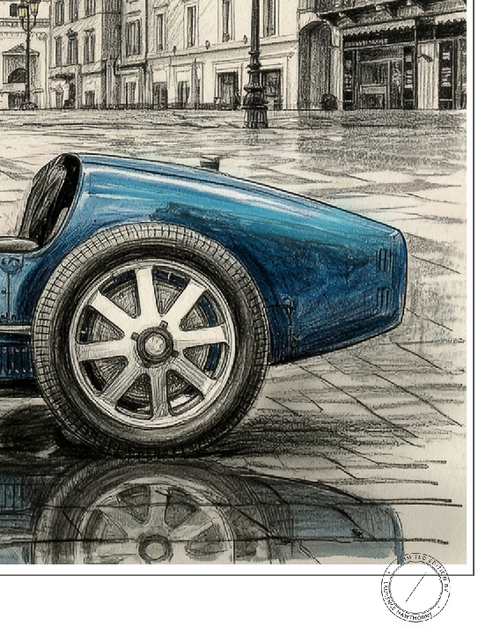 1927 Bugatti Type 35B – Limited Edition Fine Art Print