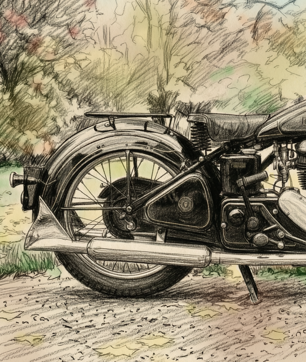 1936 Rudge Special  Limited Edition Signed Print